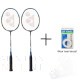 Combipakket Yonex Nanoray 95DX + AC102 (3-pak)