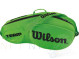 Wilson Team III 3 Racket Bag Groen