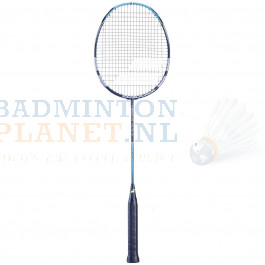 Satelite Lite Blue/Yellow badmintonracket kopen? - Badmintonplanet.nl