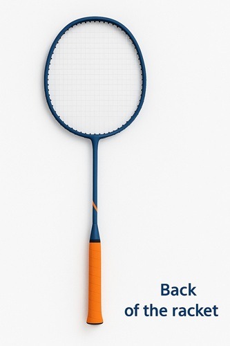 Achterkant racket claim